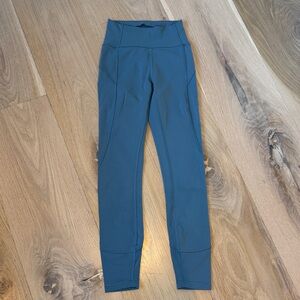 Lululemon Blue High-Waisted Leggings